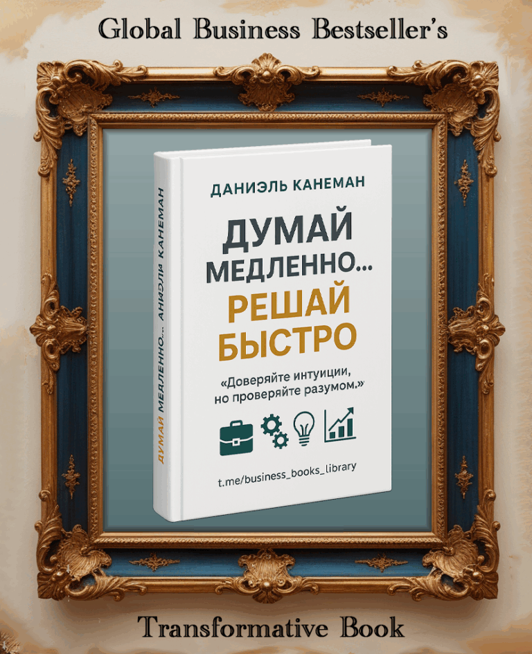 Обложка аудиокниги «Думай медленно… Решай быстро»